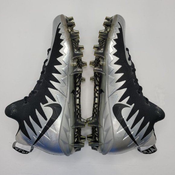 Nike Alpha Menace Men\'s Gray Black Football Cleats 871451-001 US Size 12 main image 4